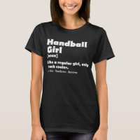 Handball Girl Funny Dictionary Definition