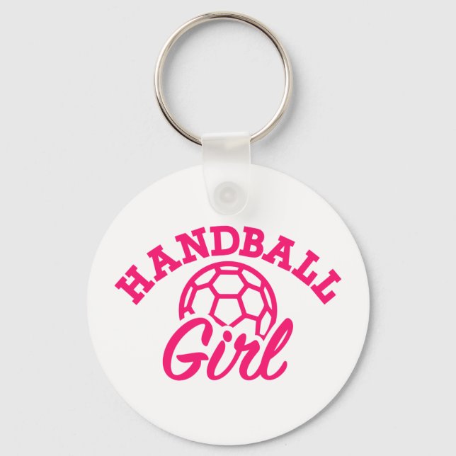Handball girl key ring (Front)