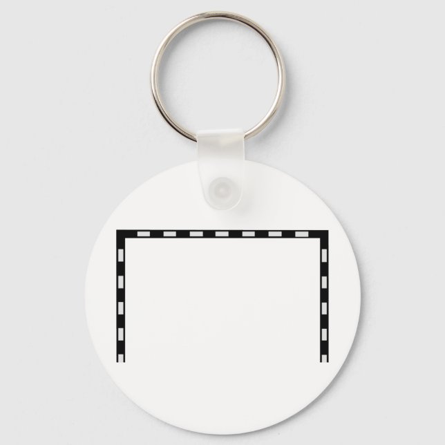 handball goal icon key ring (Front)