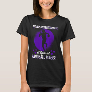 Handball Graphic For Girls Women Handball Player T-Shirt