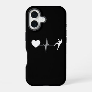 Handball Handball Player Heartbeat iPhone 16 Case