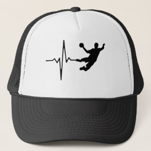 Handball - Handball Player Heartbeat Trucker Hat