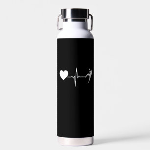 Handball Handball Player Heartbeat  Water Bottle