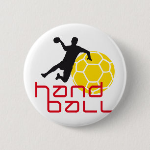Handball I 3c 6 Cm Round Badge