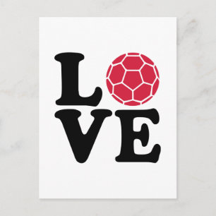 Handball Love Postcard