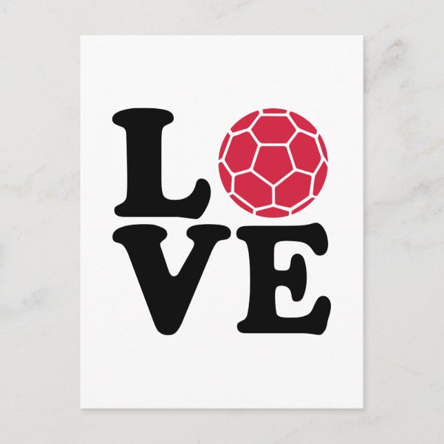 Handball Love Postcard (Front)