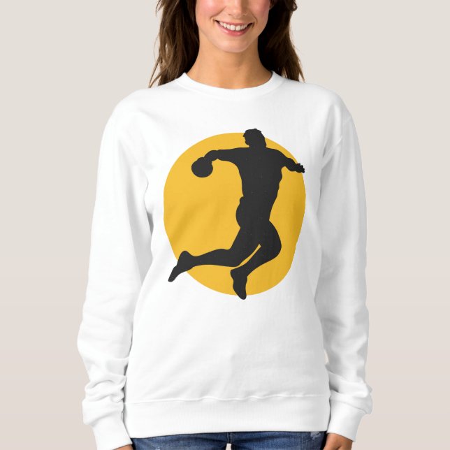 Handball lovers, handball sweatshirt (Front)
