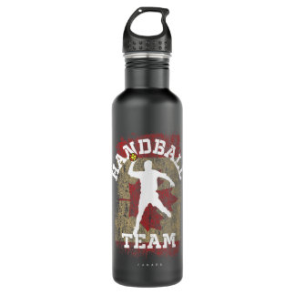 Handball Player Canada Flag Sports Handball 710 Ml Water Bottle