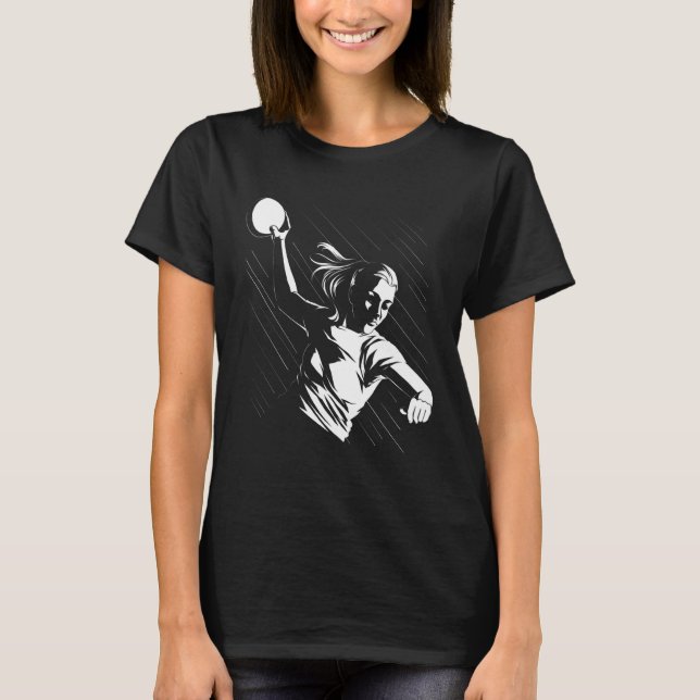 Handball Player Handball Ball Outfit Handball Live T-Shirt (Front)