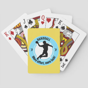HANDBALL PLAYER PLAYING CARDS