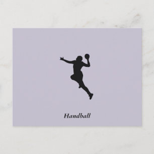 Handball Player Postcard