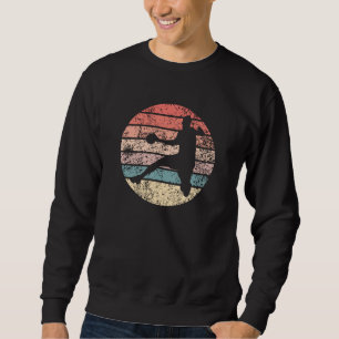 Handball Player Retro Sweatshirt