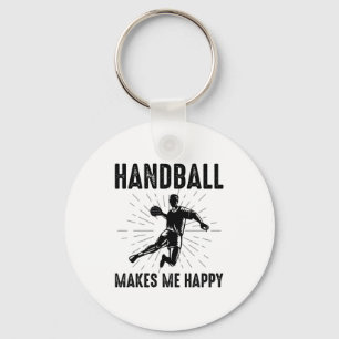 Handball Player Sport Team Handballer Funny Saying Key Ring