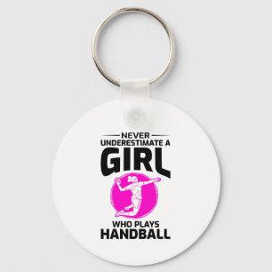 Handball Player Sport Team Handballer Funny Saying Key Ring