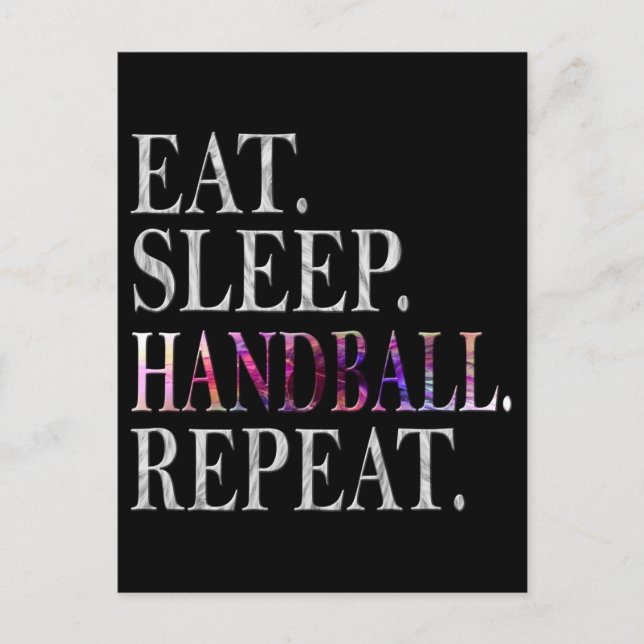 handball postcard (Front)