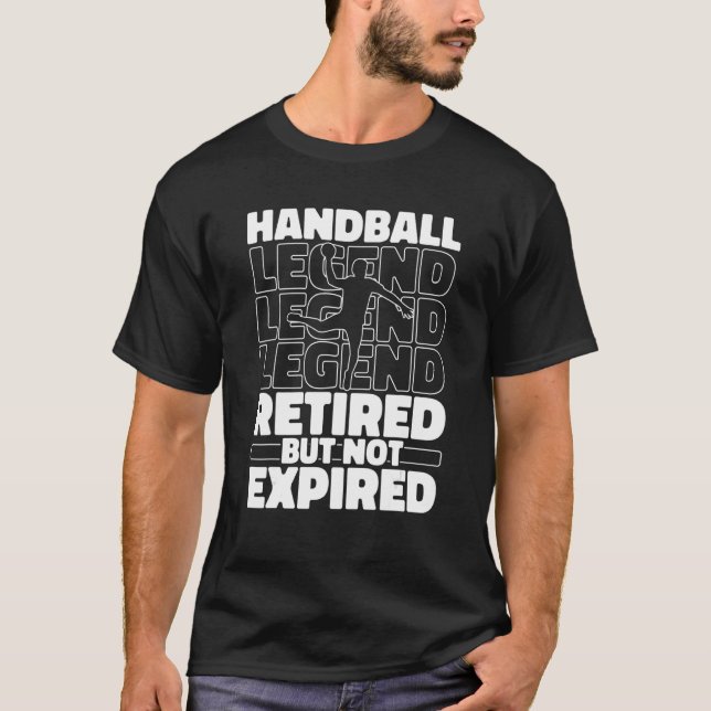 Handball Retiree   Sport Handball T-Shirt (Front)
