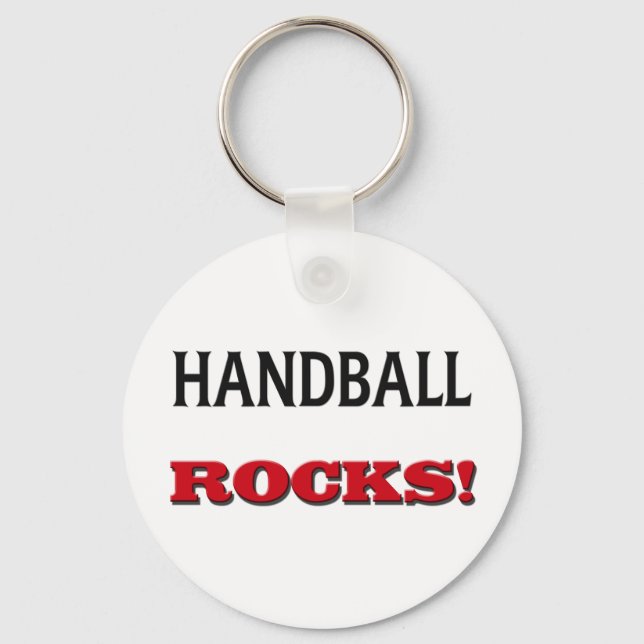 Handball Rocks Key Ring (Front)