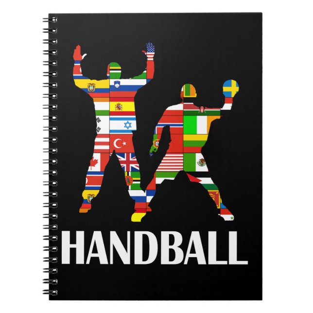 Handball Spiral Notebook (Front)