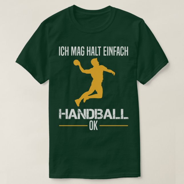 Handball Sports Handball Player Quote Gift Idea 3 T-Shirt (Design Front)