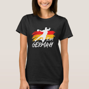 Handball Team Germany Flag Handballer Ball Sports T-Shirt