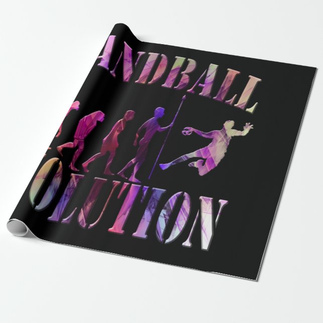 handball wrapping paper (Unrolled)