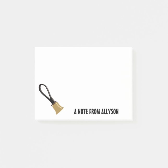 Handbell Choir Ringers Players Personalised Post-it Notes (Front)