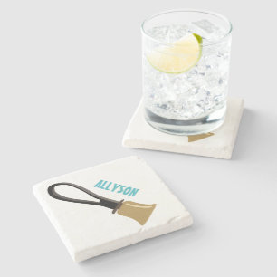 Handbell Choir Ringers Players Personalised Stone Coaster