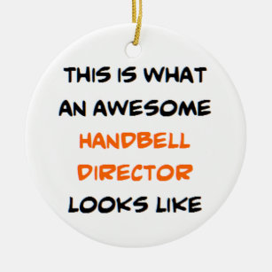 handbell director, awesome ceramic tree decoration