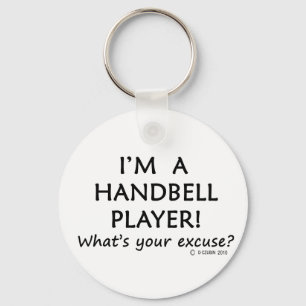 Handbell Player Excuse Key Ring