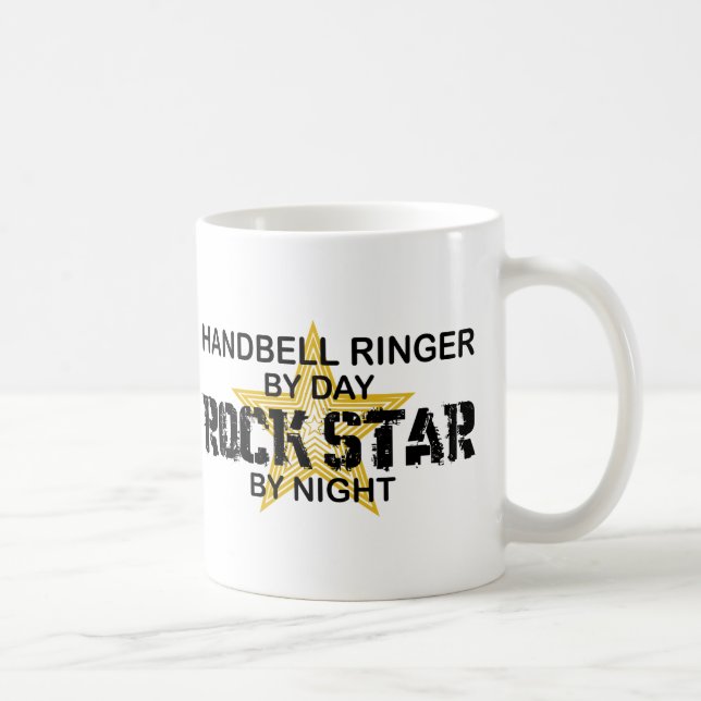 Handbell RInger Rock Star by Night Coffee Mug (Right)