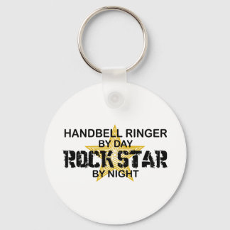 Handbell RInger Rock Star by Night Key Ring
