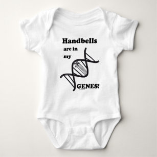 Handbells Are In My Genes Baby Bodysuit