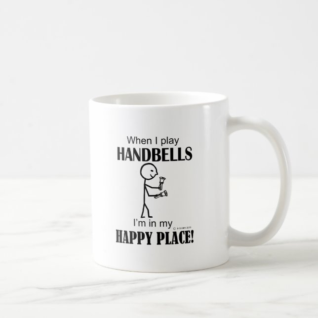 Handbells Happy Place Coffee Mug (Right)
