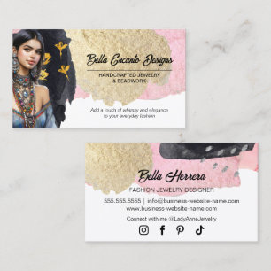 Handcrafted Bead and Jewellery Designer Business Card