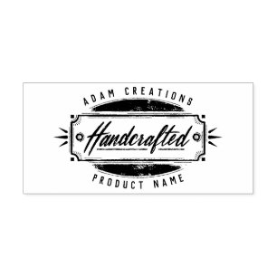 Handcrafted Personalised Label Stamp