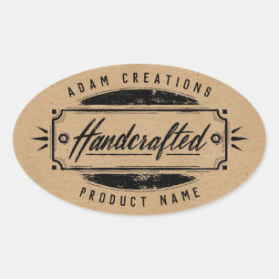 Handcrafted Personalised Label Stickers