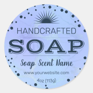 Handcrafted Round Soap Label