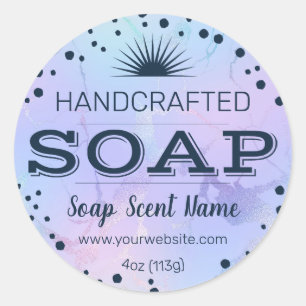 Handcrafted Round Soap Label
