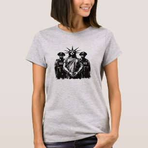 Handcuffed Statue Of Liberty - Abolish ICE T-Shirt