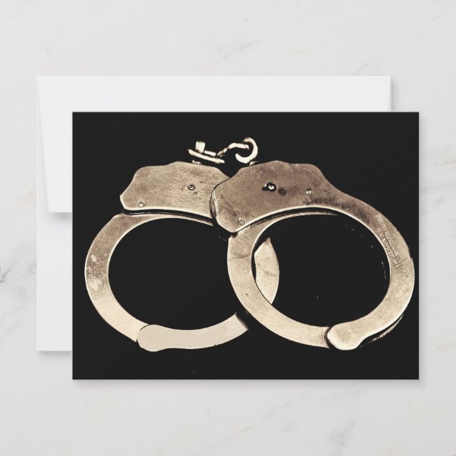 Handcuffs Invitation (Front)