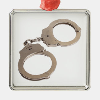 Handcuffs Metal Tree Decoration