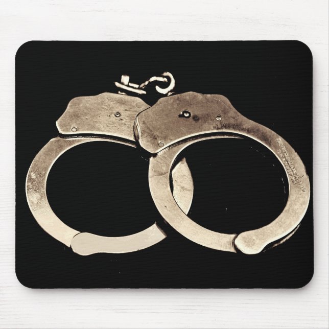 Handcuffs Mousepad (Front)
