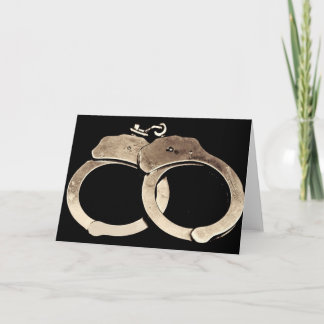 Handcuffs Note Card