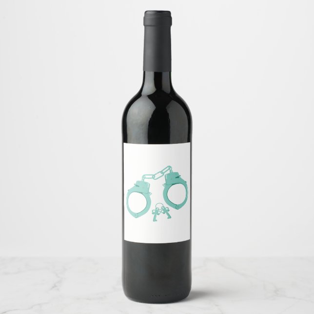 Handcuffs Wine Label (Front)