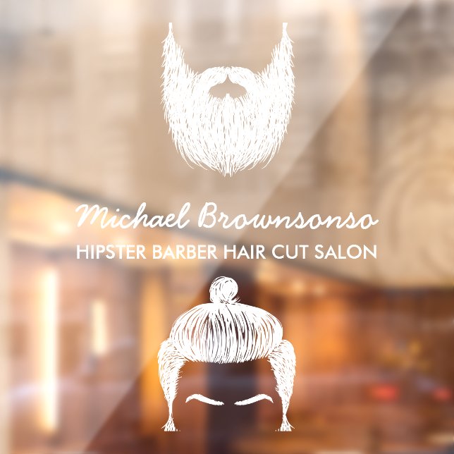 Handdrawn Barber hipster beard mustach (Sheet 2)