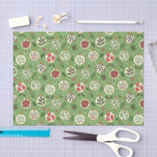HandDrawn Christmas Ornament Tissue Paper