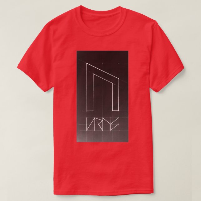 Handdrawn Uruz Strength Rune T-Shirt (Design Front)