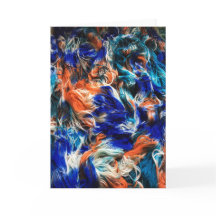 Handdyed Kingfisher Yarn Greeting Card