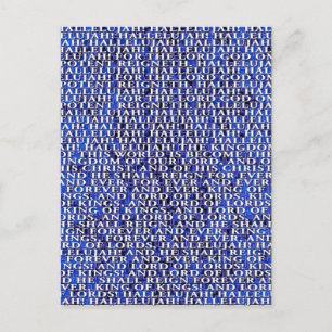 Handel Messiah Christmas Holiday Postcard