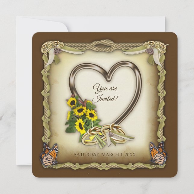 Handfasting Celebration Invitation (Front)